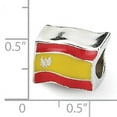 thumbnail image 3 of Reflection Beads Sterling Silver Reflections Enameled Spanish Flag Bead, 3 of 3