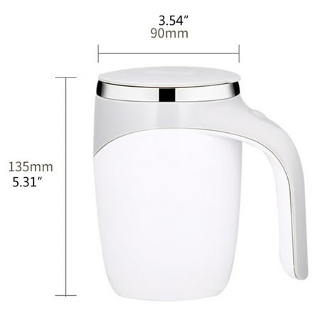 

Mingyiq Automatic Magnetic Stirring Coffee Stainless Steel Cup Self Mixing Mug Tea Milk