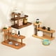 thumbnail image 1 of Estante De Almacenamiento De Madera Estante de madera de varios niveles para guardar y exhibir tazas, juegos de Rkxzt, 1 of 8