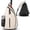 Beige, variant on Pickleball Shoulder Bag Sports Bag with Paddle Holder Water Bottle Pocket for Travel