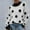 White, variant on Munlar Womens Cardigan Sweaters,Women's O-Neck Knitted Polka Dot Pullover Fashion Knitted Sweater Sweatershirt Sweater