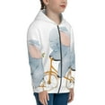 thumbnail image 5 of Pofeuu Animals in Transport Print Teenage Zipper Hoodie Sweatshirts Hooded Casual Jackets With Pocket For Boys Girls-Medium, 5 of 6