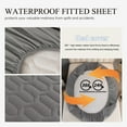 Waterproof Thicken Mattress Cover Quilted Latex Mat Bed Covers Pad Skin