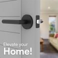 thumbnail image 2 of Mega Handles | Ronn Passage Door Lever | Matte Black, 2 of 4
