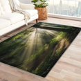 thumbnail image 1 of Forest Rugs for Bedroom - 5x7 Rug - Forest Rug - Nature Area Rug - Natural Landscape Rugs - Green Forest Carpet S-&280, 1 of 7