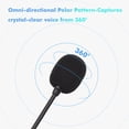 thumbnail image 4 of Andoer Col de Cygne Microphone Prise Directe Microphone Condensateur Micro Parole de Remplacement Portable Sensible Studio Interview Goose Cou Prise Pratique Directionnelle Complète & 3.5mm pour PC Bureau Com, 4 of 6