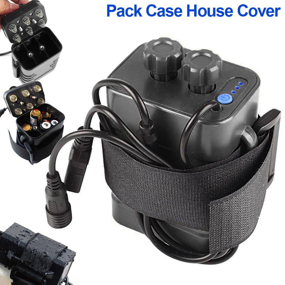 8.4V 6x 18650 Waterproof Battery Pack Case House Box For Bicycle Bike Lamp Light 