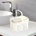 thumbnail image 6 of Bathroom Organizer，Portable Shower Caddy with Handle, Plastic Shower Caddy Dorm with Holes, Clean Organizer Basket for Bathroom, College, Dorm Room Essentials, 6 of 6