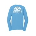 thumbnail image 2 of Gravity Outdoor Co. Chemise à Manches Longues Performance - Aqua - Logo Blanc - m, 2 of 2