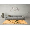 thumbnail image 3 of Ahgly Company Indoor Square Abstract Orange Modern Area Rugs, 8' Square, 3 of 4