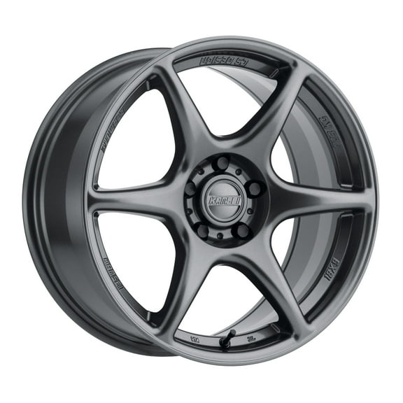 KANSEI Tandem Rim 15X8 4X100 Offset 0 Gloss Gunmetal (Quantity of 1)