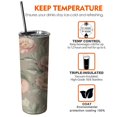 thumbnail image 6 of 20 OZ Skinny Tumbler Paisley Design Coffee Travel Mug with Lid and Straw,Stainless Steel Vacuum Insulated Travel Coffee Mug Cup Gifts for Women Mothers, 6 of 7