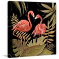 thumbnail image 3 of Marmont Hill Mh-Jultcn-31-C-18 18" X 18" "Flamingos Sweetheart Ii" Frameless Giclee, 3 of 6