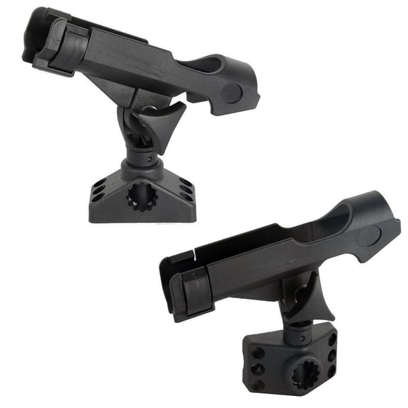 Fishing Rod Holders for Boat Adjustable Kayak Rod Holder Side Deck Mount Rod Holder Boat Fishing Pole Holders 2 Pack