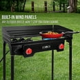 thumbnail image 6 of Hike Crew Portable 2 Burner Gas Stove for Outdoor Cooking, 6 of 7