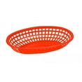 thumbnail image 2 of Set of 12 Red Oval Fast Food / Deli Baskets, 9.25 by 5.67-Inch, Red (12), 2 of 6