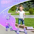 thumbnail image 5 of JZY Glitter Musical Roller Skates for Kids 3-12 - Adjustable Outdoor Skates with Light-Up Wheels, Beginner-Friendly Birthday for Boys & Girls, 5 of 7