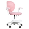 thumbnail image 3 of Children Study Chair with Adjustable Footrest & Flip Arm, Kids Computer Chair , 360-degrees Swivel Mesh Office Chair for Home Bedroom Learning Room, 3 of 7