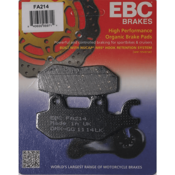 EBC Brakes FA214; Brake Pads