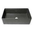 thumbnail image 2 of Grey Matte Workstation 33" x 20" Single Bowl Fireclay Farm Sink with Accessories, 2 of 8