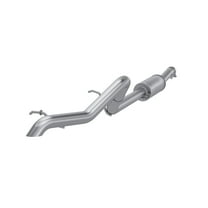MBRP Exhaust S5514AL Installer Series Cat Back Exhaust System Fits Wrangler (JK)