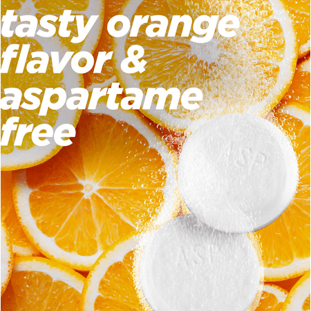 Alka-Seltzer Plus Severe Cold PowerFast Fizz Orange Zest Effervescent Tablets, 20ct