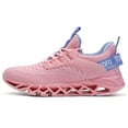 thumbnail image 3 of Slip on Sneakers for Women Running Shoes Tennis Walking Shoes Ladies Gym Workout Jogging Fashion Sneaker Pink Blue Size 10, 3 of 8