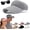 Gray, variant on 2026 New Women's High Ponytail Sun Visor Hat Knitted Breathable Wide Brim UV Protection Cap for Running Hiking Beach