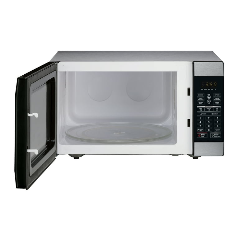 MAGIC CHEF Stainless Steel Countertop Microwave Oven - Silver, 1.6