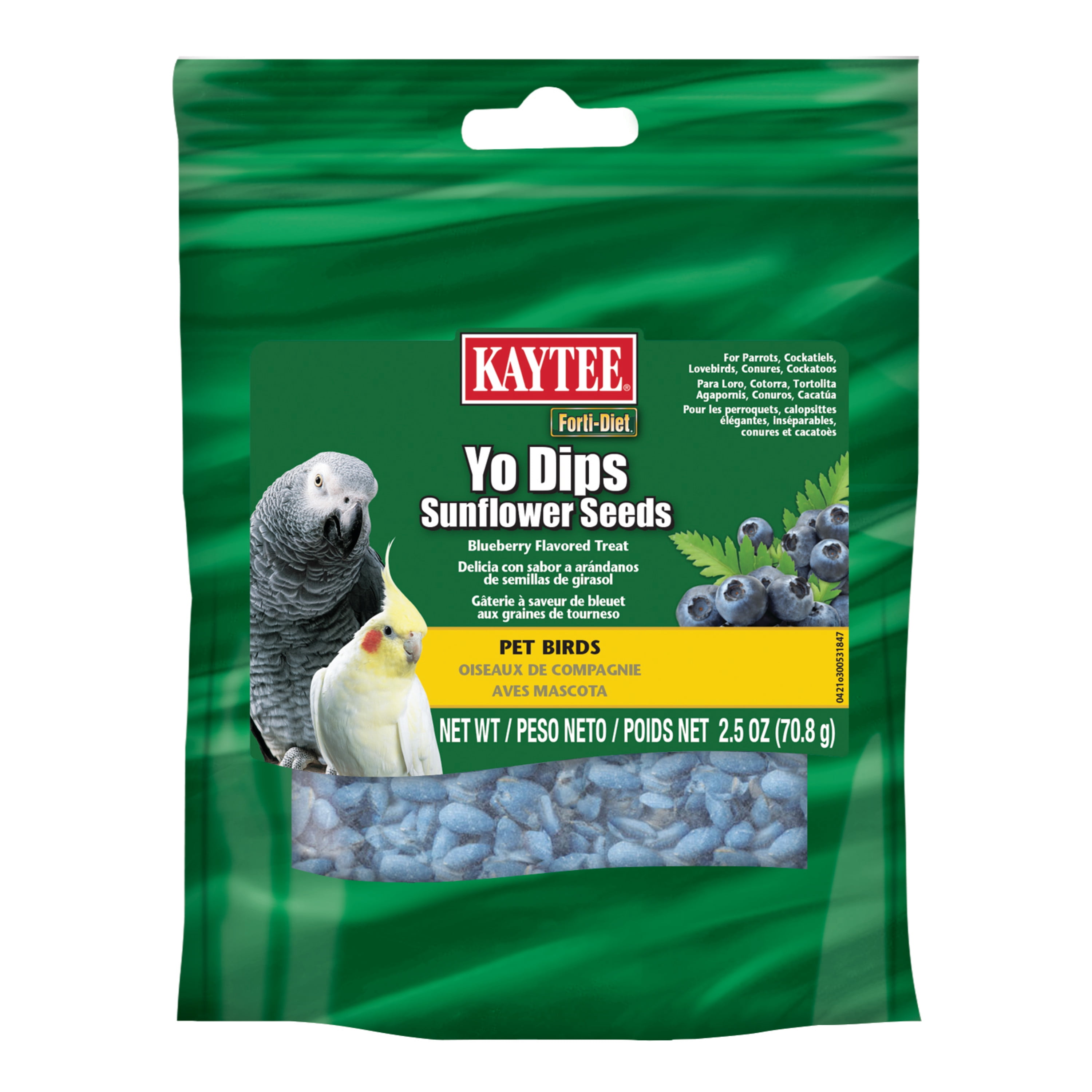 Kaytee Kaytee Forti Diet Yo Dips Avian Sunflower Blueberry 2.5 oz. 2.5 oz