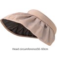 thumbnail image 2 of Sombrero con visera 2 en 1, ala ancha, protección UV para verano, gorra de playa, diadema plegable de doble propósito para mujer, 2 of 6