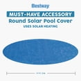 thumbnail image 3 of Bestway Round Solar Pool Cover for 18' Above Ground Pools - Frame and Steel Wall Models, 3 of 6