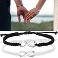 thumbnail image 2 of Friendship Bracelet Figure Eight Friendship Gift Friendship Bracelet Handcrafted Adjustable Figure Eight Friendship Gift For Anniversary Thanksgiving Christmas, 2 of 8