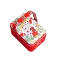 thumbnail image 1 of Cateissary Caja de almacenamiento multiusos para maleta de dulces, caja de almacenamiento de moda firme, cajas de regalo de Metal decorativas para Kits de decoración para fiestas pareja de conejos, 1 of 6