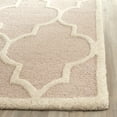 thumbnail image 3 of SAFAVIEH Cambridge Kevin Geometric Wool Runner Rug, Beige/Ivory, 2'6" x 6', 3 of 6
