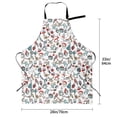 thumbnail image 5 of Uemuo Christmas Elements Pattern Waterproof Apron Adjustable Dishwasher Apron- Apron for Women Men Heavy Duty Work Apron for Dishwashing Chemical Lab, 5 of 9