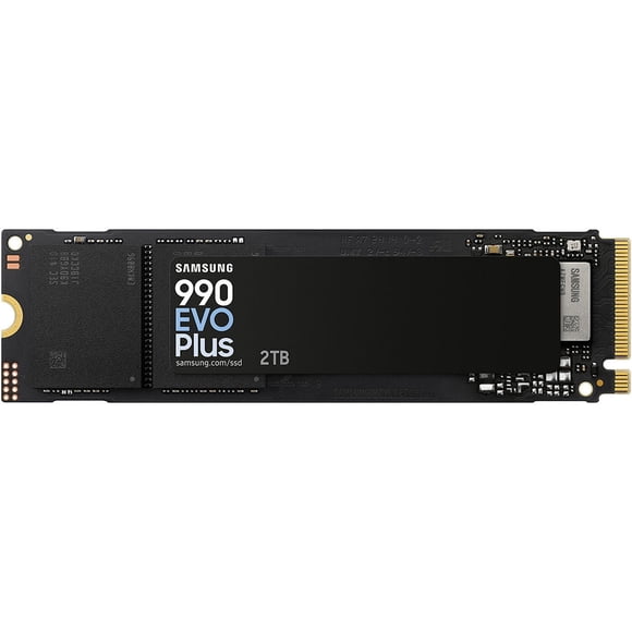 Samsung 990 EVO Plus 2TB NVMe PCIe Gen 4.0 x4/5.0 x2 M.2 2280 Internal SSD, Black