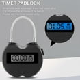 thumbnail image 3 of Smart Time Lock LCD Display Time Lock Multifunction Travel Electronic Timer, Waterproof USB Rechargeable Temporary Timer Padlock, 3 of 5