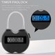 thumbnail image 3 of Smart Time Lock LCD Display Time Lock Multifunction Travel Electronic Timer, Waterproof USB Rechargeable Temporary Timer Padlock, 3 of 5