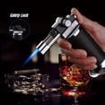thumbnail image 6 of FYROXIA Dual Flame Torch Lighter - High-Intensity Double Jet Welding Tool with Wind-Resistant Blue Flame, Heavy-Duty Metal Igniter for Soldering and DIY (Butane Not Included), 6 of 12