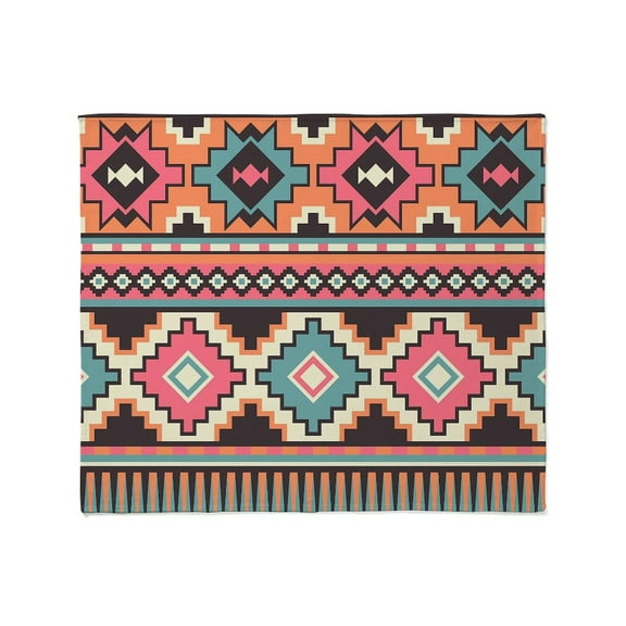 CafePress - Native Pattern Throw Blanket - Soft Fleece Throw Blanket, 50"x60" for All Ages