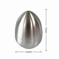 thumbnail image 2 of 2PCS Stainless Steel Egg Shaped Spice Containers With Three Holes For Seasoning, 2 of 8