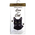 thumbnail image 2 of E&S Pets Paños De Cocina Gato Negro Blanco Roto, 2 of 3
