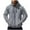 Gray, variant on Levmjia Men's Japanese Sweatshirt Jacket 100% Polyester Hooded Zip-Up Casual Coat Multiple Pockets Breathable Sportswear Solid Color S-3XL Black