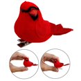 thumbnail image 3 of 12 Uds. De pájaros artificiales con Clip en plumas, pájaros, Navidad, boda, pájaros artificiales, adornos artesanales para árboles, 3 of 5