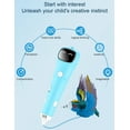 thumbnail image 3 of 3D Printing Pen With Rechargeable,Smart Voice 3D Pen,Doodle Model Making and 3D Modeling,With 5PCS PCL Free Filament Refills,for Kids and Adults Christmas Gift(Blue), 3 of 11
