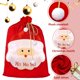 thumbnail image 2 of CHAO Saco de Navidad de Terciopelo - Bolsa de Regalo de Navidad para decoración de Fiestas navideñas, Saco de Papá Noel Grande de 50 cm x 70 cm, Saco de Papá Noel con cordón para decoración de Regalos, 2 of 5