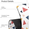 thumbnail image 4 of Yayeee Faucet Mat for Kitchen Sink 14.7" Diatomite Long Splash Guard Pad, Abstract Triangles, 4 of 7