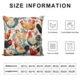 thumbnail image 5 of Nawypu  Rooster Chickens Throw Pillow Covers Square Cushion Pillow Case Home Decor for Couch Sofa Bed Living Room, 5 of 5