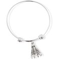 thumbnail image 1 of Shuttlecock Birdy Badminton Sports Fancy Charm Bangle, 1 of 4